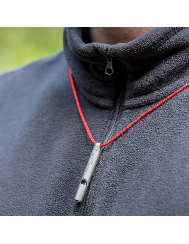 Silbato de Titanio Boundless Voyage Ti9014O 120dB para Emergencias