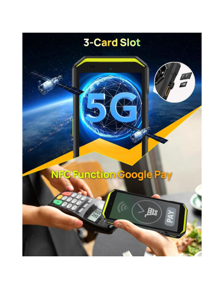 Ulefone Armor X32 Pro 5G Teléfono Resistente 16GB/256GB Negro