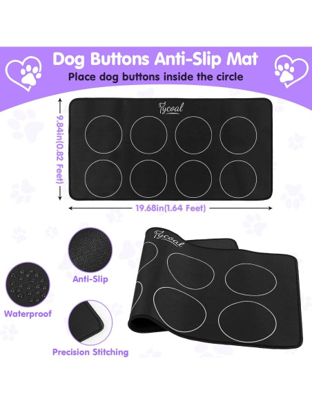 Set de 8 Botones de Comunicación para Perros Homesoft