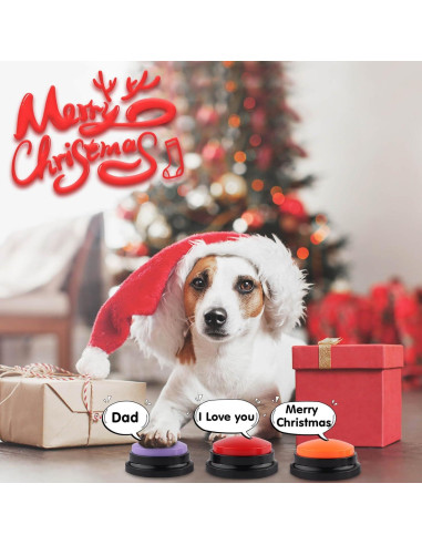 Set de 8 Botones de Comunicación para Perros Homesoft