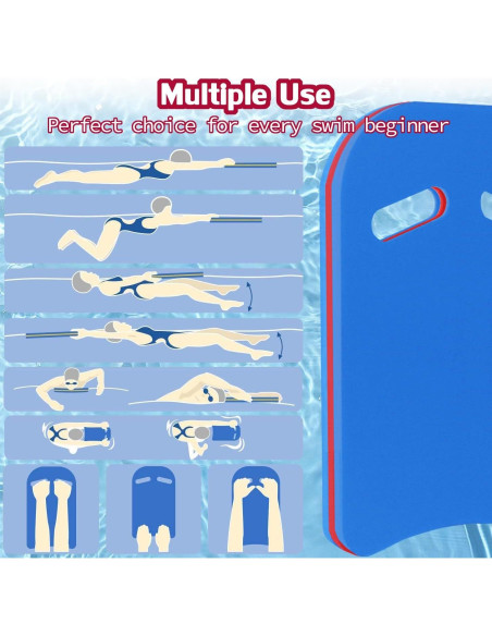 Tabla de natación YIGUO 2 piezas espuma EVA 43x30.5 cm