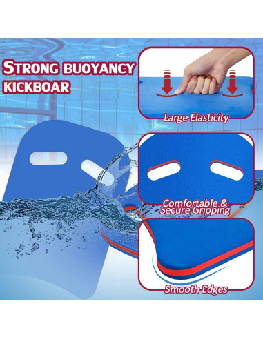 Tabla de natación YIGUO 2 piezas espuma EVA 43x30.5 cm