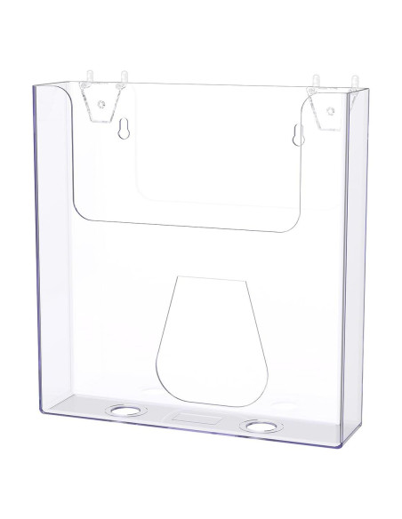 Soporte de Literatura Acrílico Transparente 22.9x25.4 cm Marketing Holders