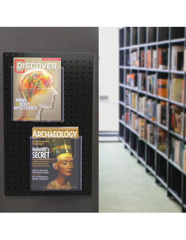 Soporte de Literatura Acrílico Transparente 22.9x25.4 cm Marketing Holders