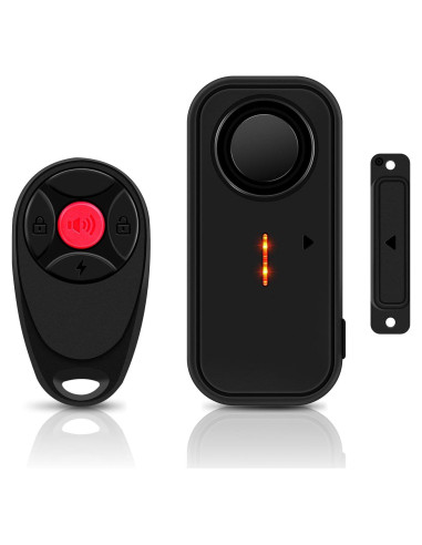 Alarma Inalámbrica de Puerta NineLeaf con Control Remoto 108dB