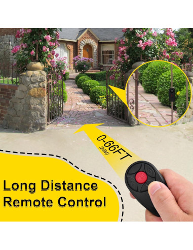 Alarma Inalámbrica de Puerta NineLeaf con Control Remoto 108dB