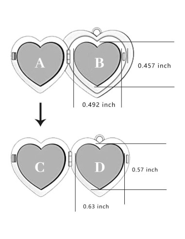Colgante de Plata Esterlina 925 Te Amo Hasta la Luna 4 Fotos