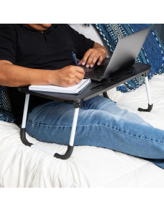 Mesa de Regazo Ajustable Mind Reader 59x34.9 cm Negra 2