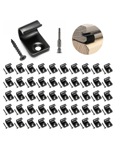 Clips de Inicio URABLAZ para Deck - 50 Clips + 52 Tornillos Torx