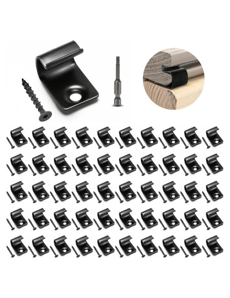 Clips de Inicio URABLAZ para Deck - 50 Clips + 52 Tornillos Torx