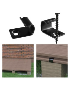 Muzata Clips de Inicio para Deck 48Pack Acero Inoxidable