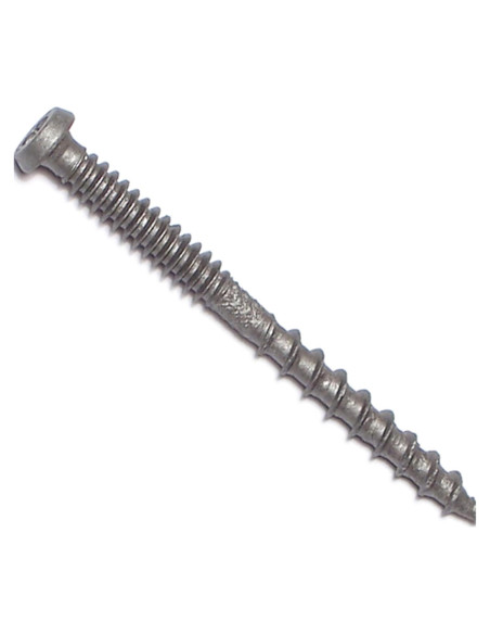 Tornillos para Deck Hard-to-Find Fastener 10 x 63.5 mm Gris - 25 Piezas