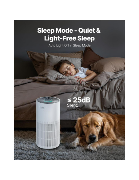 Purificador de Aire VEVOR Kalo 135 m/h HEPA para Hogar