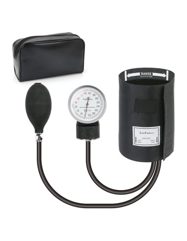 Esfigmomanómetro Aneroide LotFancy Manguito Grande Adultos