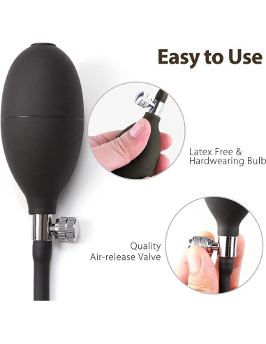 Esfigmomanómetro Aneroide LotFancy Manguito Grande Adultos