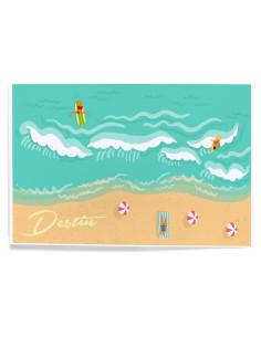 Impresión Artística Lantern Press 20x30 cm Playa Destin