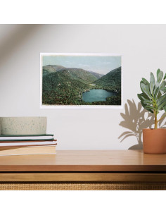 Impresión Artística Lantern Press 20x30 cm Montañas Blancas 2