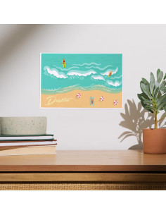 Impresión Artística Lantern Press 20x30 cm Playa Destin 2