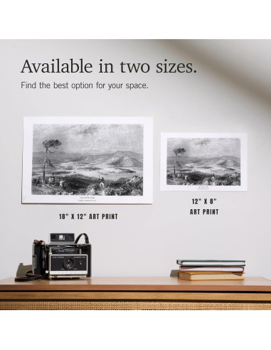 Impresión Artística 30x45 cm Lantern Press Lago Squam