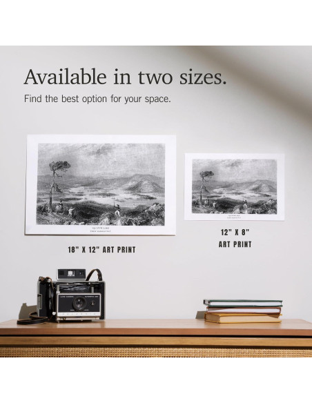 Impresión Artística 30x45 cm Lantern Press Lago Squam