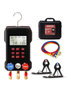 Medidor HVAC Digital Aprvtio AMF-300 con Mangueras 3000PSI