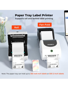 Impresora de Etiquetas Térmica MUNBYN RW411B 4x6 Bluetooth 2