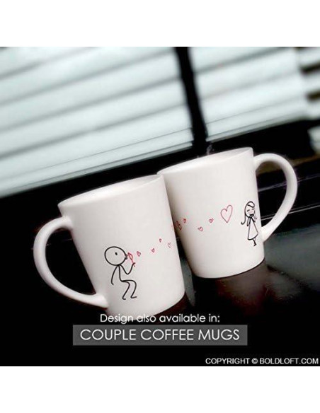 BoldLoft Fundas de Almohada para Parejas 50.8x76.2cm Algodón