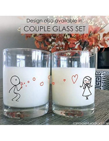 BoldLoft Fundas de Almohada para Parejas 50.8x76.2cm Algodón