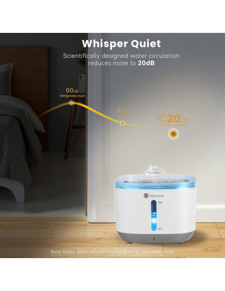 Fuente de Agua Inalámbrica Bluecare 3L para Gatos y Perros