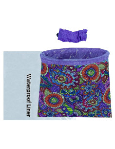 Bolsa de Basura para Auto NeatCarBags Morada Reutilizable 23x23cm