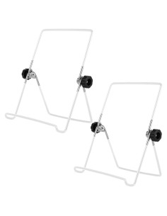 Paquete de 3 Soportes Plegables de Hierro Hotop 18.5x13 cm Blanco