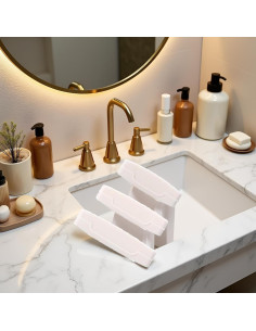 Juego de 3 Exprimidores de Pasta de Dientes Ganpub - Blanco 2