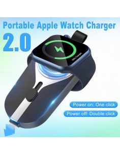 Cargador Inalámbrico Portátil COMTAR 2000mAh para Apple Watch 2