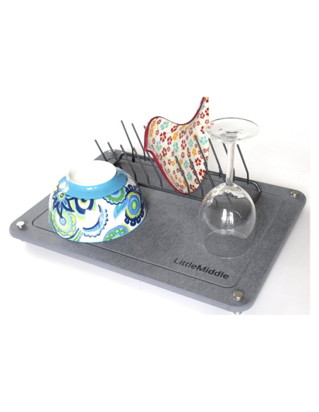 Alfombrilla de Secado de Piedra Diatomácea LittleMiddle 40x30cm