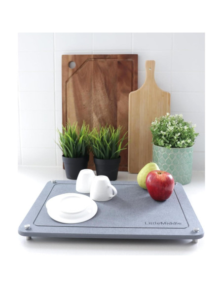Alfombrilla de Secado de Piedra Diatomácea LittleMiddle 40x30cm