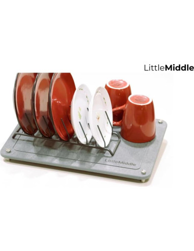 Alfombrilla de Secado de Piedra Diatomácea LittleMiddle 40x30cm