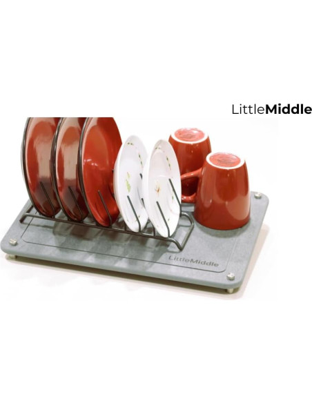 Alfombrilla de Secado de Piedra Diatomácea LittleMiddle 40x30cm