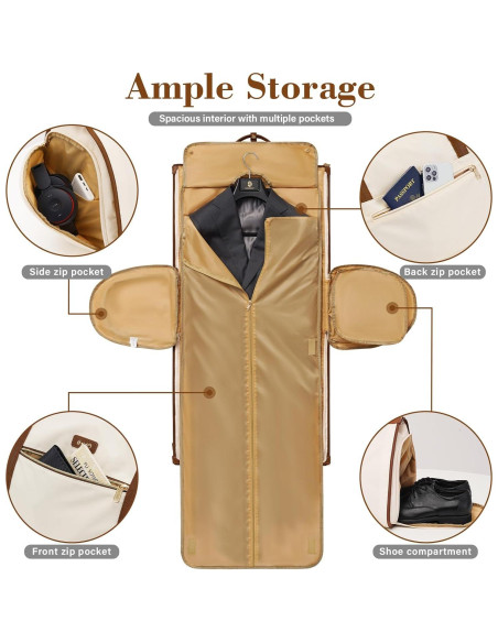 Bolsa de Ropa de Viaje Coolife 3 Piezas Plegable Unisex