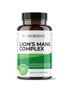 Cápsulas de Champiñón Melena de León Healblend - 60 Unidades