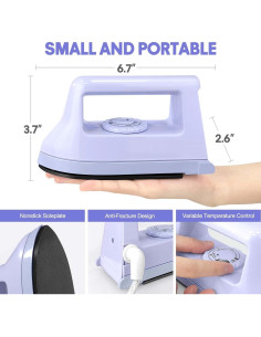 Mini Prensa de Calor Portátil 400W - Cerámica y Plástico 2