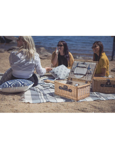 Cesta de Picnic Clásica PICNIC TIME para 2 Personas Mimbre
