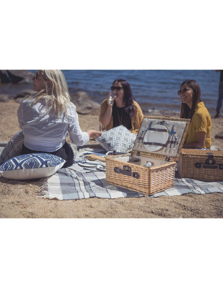 Cesta de Picnic Clásica PICNIC TIME para 2 Personas Mimbre