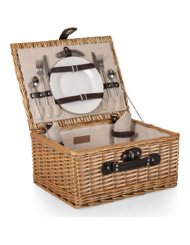 Cesta de Picnic Clásica PICNIC TIME para 2 Personas Mimbre