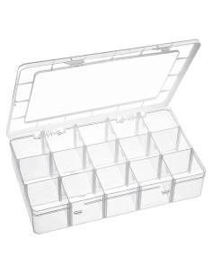 Caja Organizadora de Plástico Exptolii 15 Compartimentos 28x16 cm