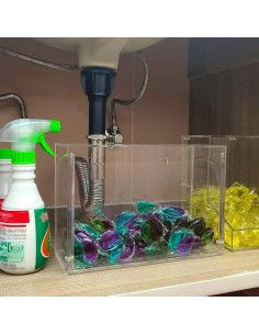 Contenedor de cápsulas de lavandería acrílico JUNCNA 150 cargas 2