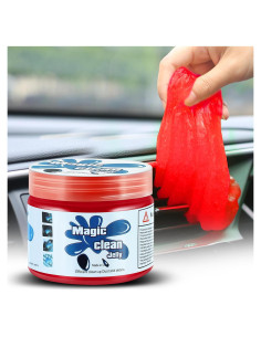 Gel de Limpieza Magshion 200g para Auto y Oficina - Rojo
