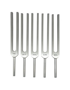 Juego de 5 Tenedores de Afinación Brain Tuner 256-271 Hz