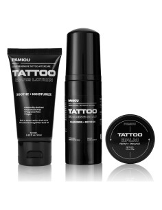 Kit Cuidado Post-Tatuaje Pamiou - Jabón, Loción y Bálsamo