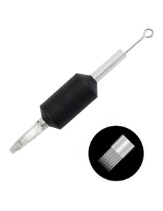 20 Agujas de Tatuaje y Tubos Desechables Tatmax 25mm