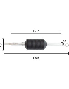 20 Agujas de Tatuaje y Tubos Desechables Tatmax 25mm 2